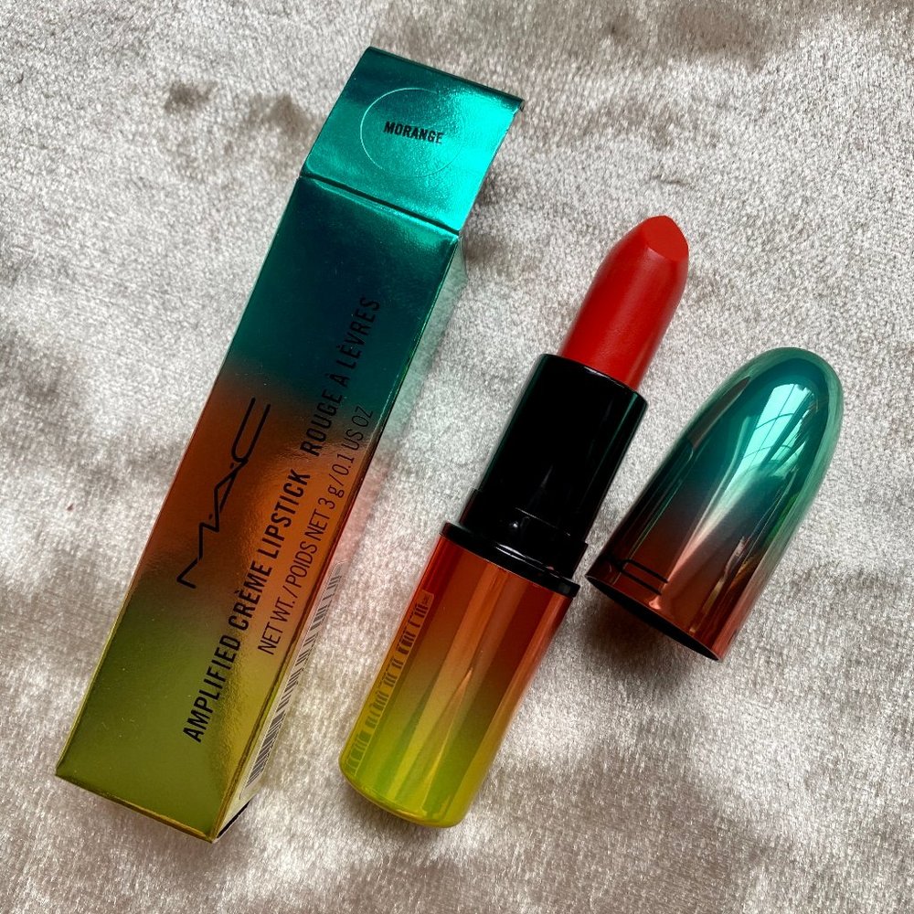 MAC Cosmetics Morange Lipstick Wash & Dry BNIB
